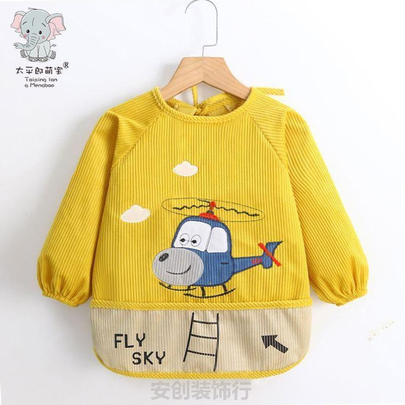 儿童吃饭用的罩衣男童专用冬季幼儿园防护秋季巾夏季口水女婴四季