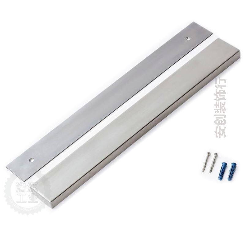 304不锈钢磁铁刀架厨房壁挂菜刀磁力磁吸收纳架不锈钢磁性刀架