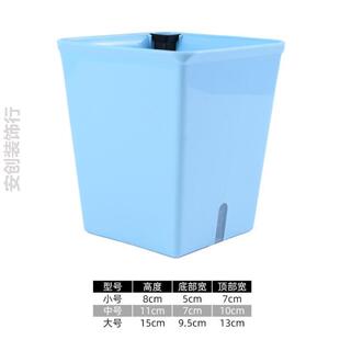 发财树水培花盆新款塑料盆绿植好看自动器皿透明吊兰设计浇水培植