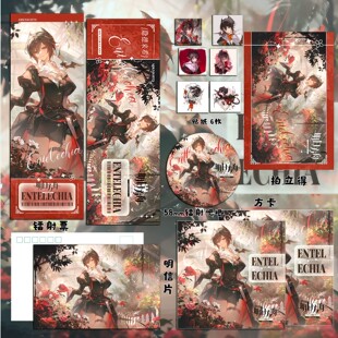 明日方舟 隐德来希动漫拍立得镭射票卡通贴纸58mm吧唧周边明信片