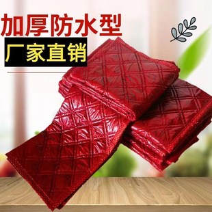 防寒保暖棉门帘防水防风家用保温红I色门帘加厚保温隔热门帘 冬季