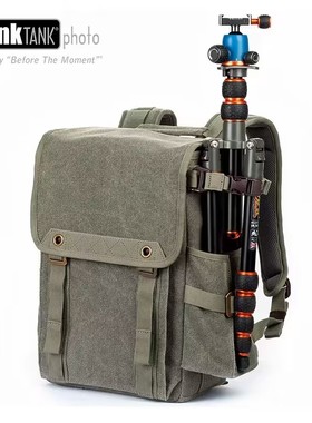 thinkTANK创意坦克Retrospective户外帆布摄影双肩背包防水