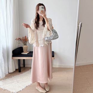 孕妇连衣裙两件套2026春装新款轻奢高级感春夏不显怀孕妇装套装