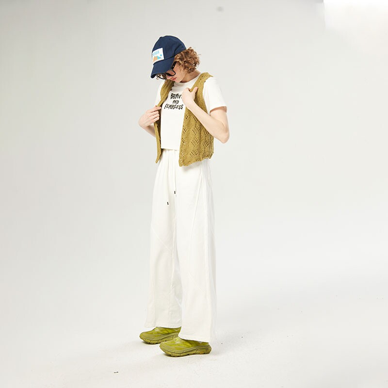 AIMEEWQ  25春秋新款专柜爆款小怪兽圆领针织马甲  AM0080