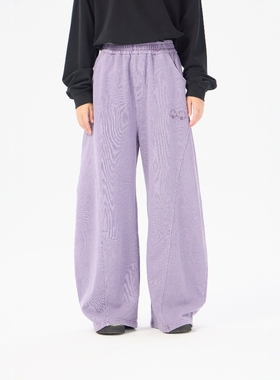 AIMEEWQ  秋冬新款小怪兽重克重450克拉绒BADBOY长裤  AMS0617