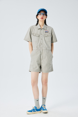 多口袋工装风连体衣AIMEEWQ新款