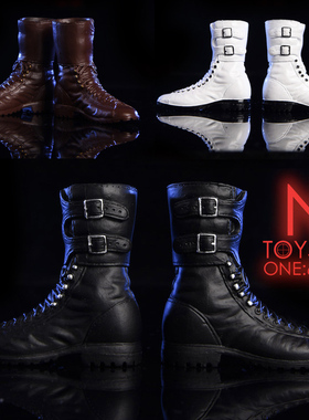 现货 NRtoys 1/6 兵人偶  史泰龙用 作战靴 NR04 潮流男靴鞋子