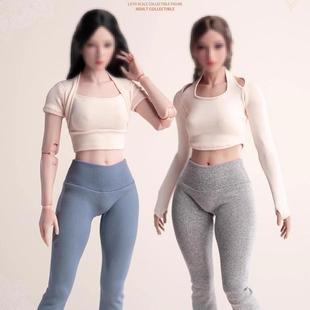 现货 Worldbox 1/6 高弹瑜伽服 运动女装 运动服 女装兵人衣服