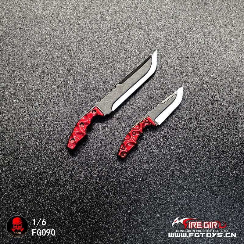 1/6FG090战术小队合金匕首模型