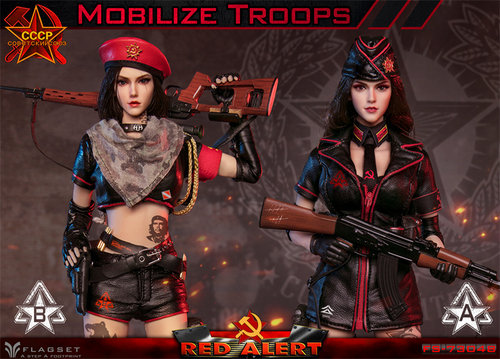 现货FLAGSET 1/6 红色预警 FS-73048 苏联狙击手小队 纳斯佳 贝拉