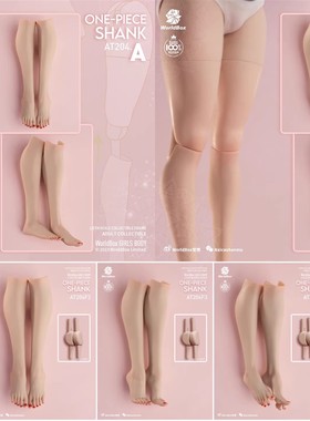 现货 worldbox 1/6 女素体 肥腿一体脚 女兵人偶配件 AT204