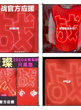 肖战粉丝应援灯牌团购超薄团购演唱会羽纱布马甲灯牌COB胸牌定制