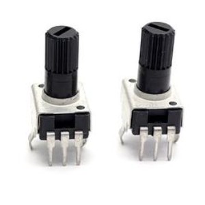 RV09型立式卧式1K10K50K500K电位器可调电阻柄长12.5MM