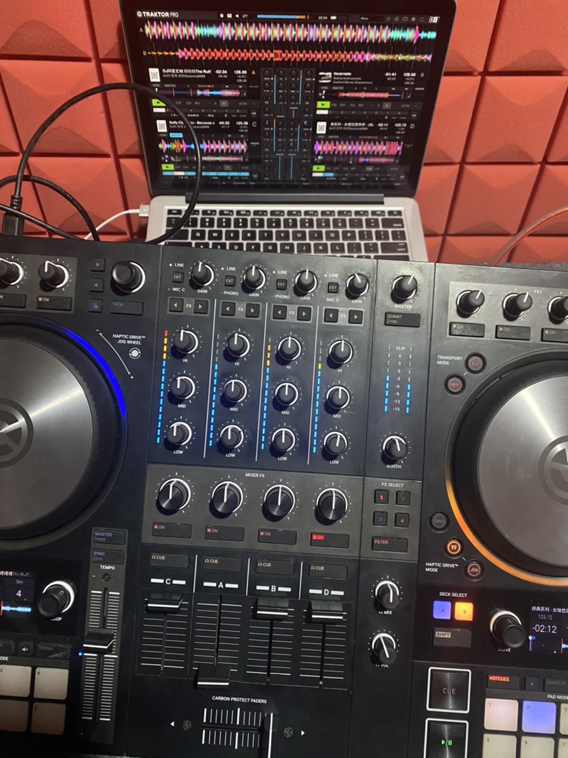 NI TRAKTOR S4 MK3电动转盘整机原装无修黑胶打碟机 dj控制器