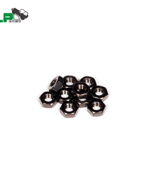 AXIAL M3六角锁胎螺母 黑色 10颗装 AXA1040