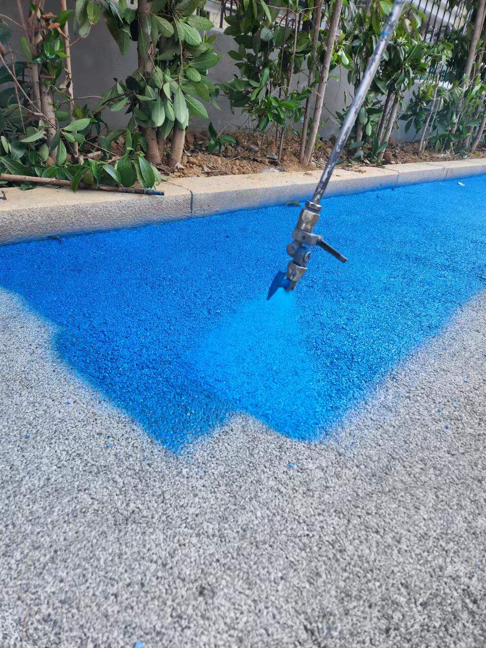 彩色透水混凝土罩面漆户外地坪保护剂沥青路面改色漆混泥土增强剂