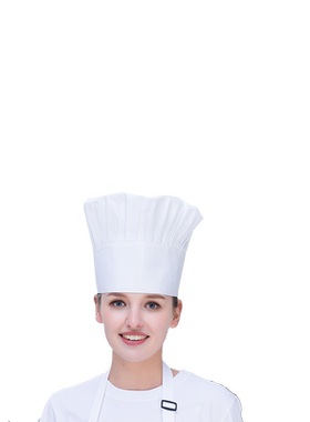 白色厨房餐厅风食堂工作帽