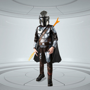 万圣节儿童服装银河赏金猎人曼达洛人cos扮演服节日派对表演套装