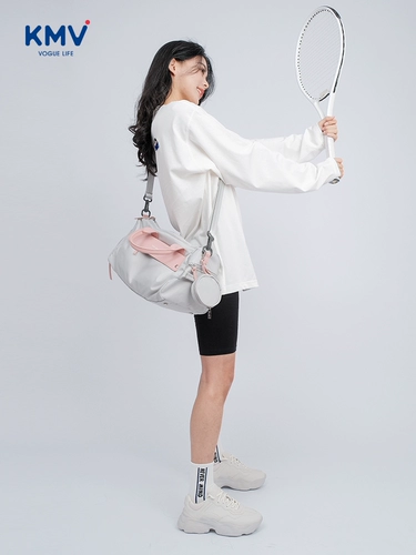KMV Спортивная сумка, сумка через плечо, небольшая сумка с разделителями, туфли, сумка для плавательных принадлежностей для бадминтона, система хранения для тренировок