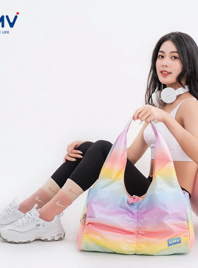 原创KMV运动干湿分离健身包托特瑜伽包通勤训练运动包女游泳包