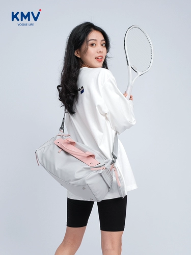 KMV Спортивная сумка, сумка через плечо, небольшая сумка с разделителями, туфли, сумка для плавательных принадлежностей для бадминтона, система хранения для тренировок