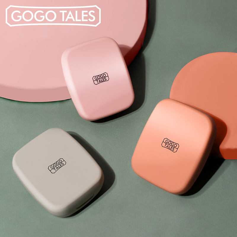 gogotales戈戈舞粉饼矿物控油持久格格巫马卡龙防水独角兽定妆粉满23元可用3元优惠券