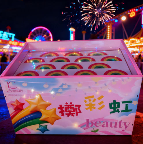 彩虹桥嘉年华摊位游戏展位摆摊互动游戏活动道具展会促销游乐设施