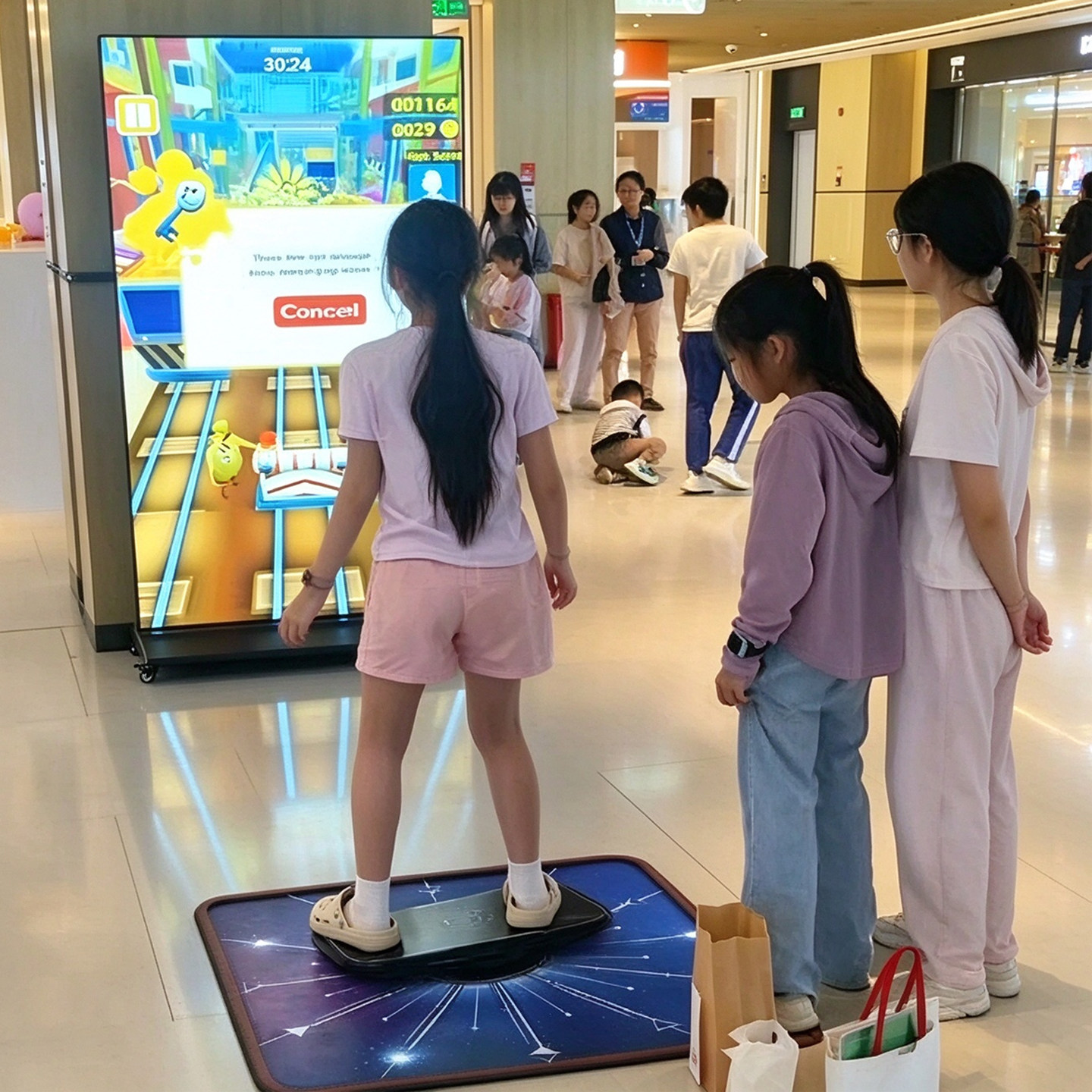 扭扭机游戏数字运动机平衡板跑酷互动游戏活动道具嘉年华游乐设施