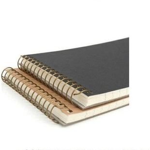 道林线圈笔记本加厚简约牛皮记事本上翻页日记本硬底易翻页本子
