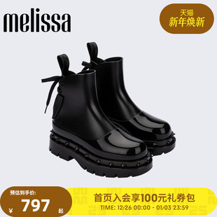 女士靴子时尚 Melissa梅丽莎 款 Undercover联名秋季 果冻靴33789