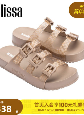 Melissa梅丽莎2025新品COZY女三根带休闲外穿时尚平底凉拖鞋35943