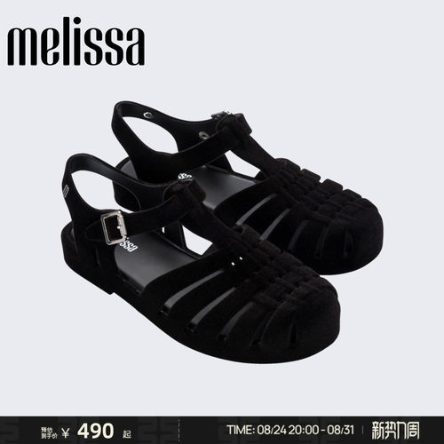 Melissa/梅丽莎春季新款女士休闲外穿暖绒罗马鞋37845