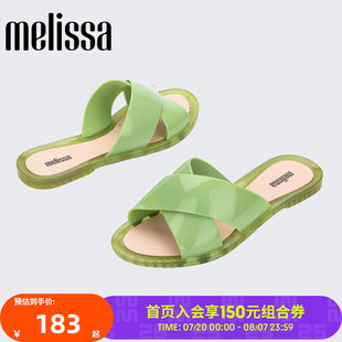 Melissa梅丽莎款 33905 DUO女士凉拖平底休闲拖鞋 果冻鞋