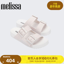 Melissa梅丽莎新款女夏季外穿勃肯鞋时尚度假一字凉拖鞋35849