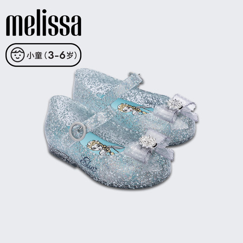 Melissa春夏小童卡通印花凉鞋