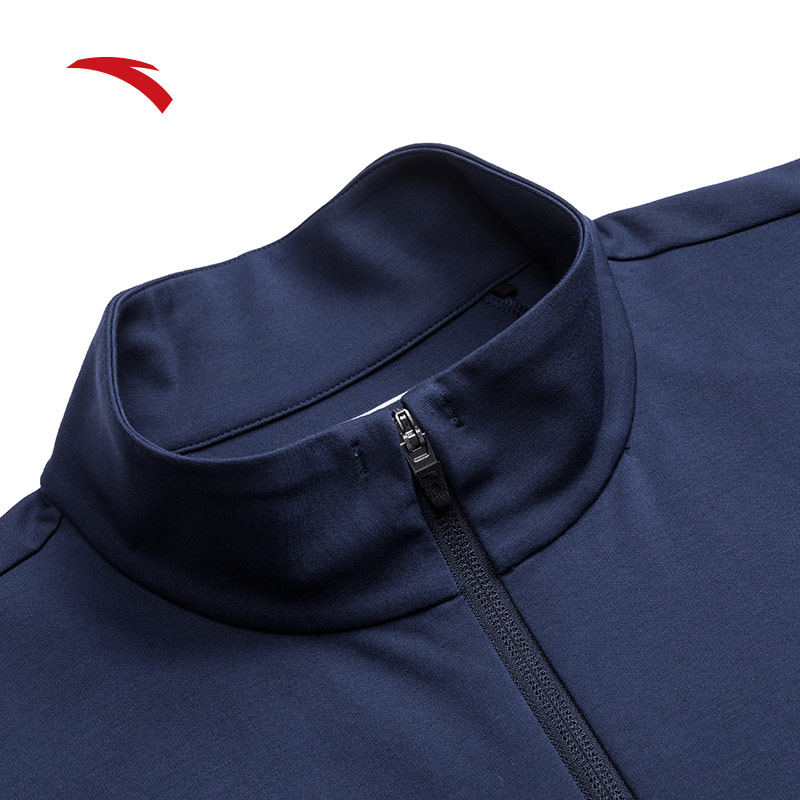 ANTA 니트 스포츠 자켓 남성용 신작 겨울 스탠드 칼라 자켓 피트니스 러닝 스포츠웨어 남성용 탑 윈드 브레이커