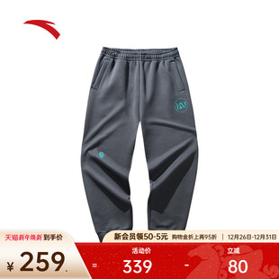 宽松卫裤 男女同款 子172441305N 休闲运动长裤 安踏凯里·欧文系列