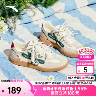 安踏雀跃曼舞丨芭蕾风经典薄底德训女T头鞋舞蹈鞋百搭平底休闲鞋