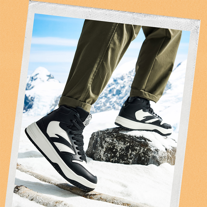 安踏街顽3丨加绒加厚高帮棉鞋