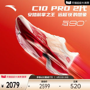 安踏×徐悲鸿奔马图联名丨天马行空系列C10 PRO 2代马拉松跑鞋男