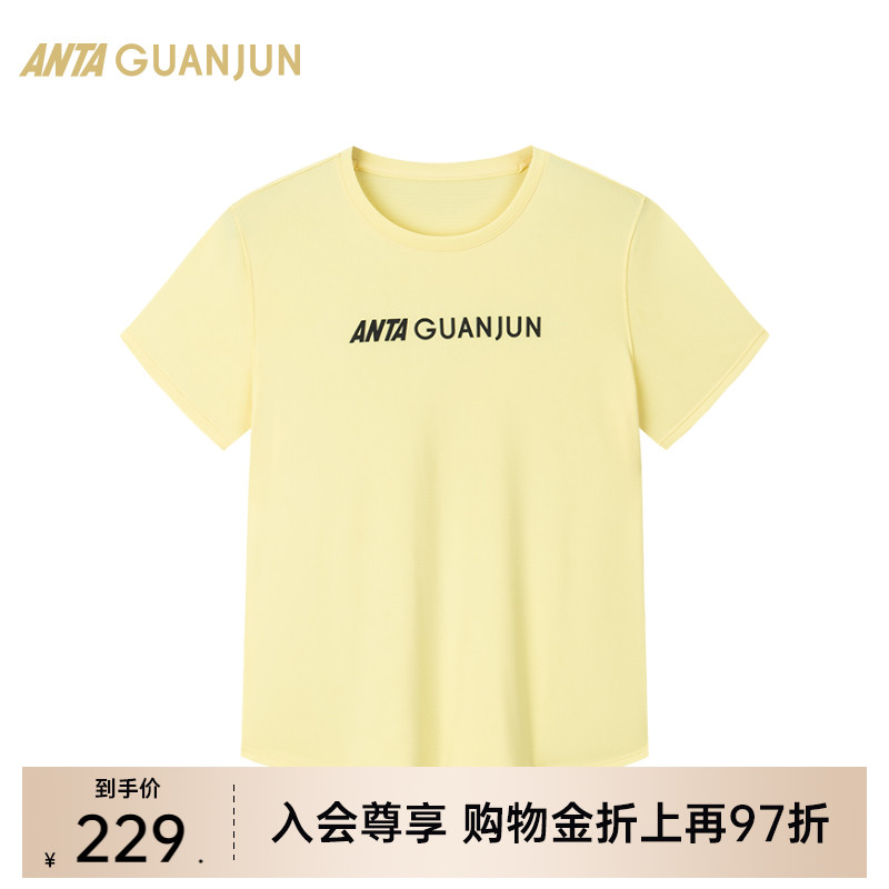 安踏冠军女运动短袖T恤162520120