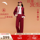 休闲外套长裤 女冬季 两件套 易打理加绒针织运动套装 安踏好事发生