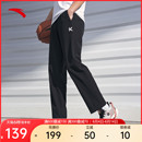 薄款 安踏速干裤 男夏季 子 KT梭织篮球运动长裤 比赛训练直筒运动裤