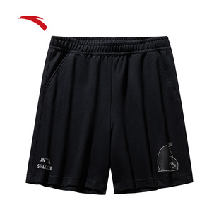 休闲五分裤 男女同款 172528309 情侣针织短裤 安踏×海豹看看联名