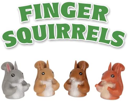 Mcphee Archie Finger Squirrels- Finger Puppets