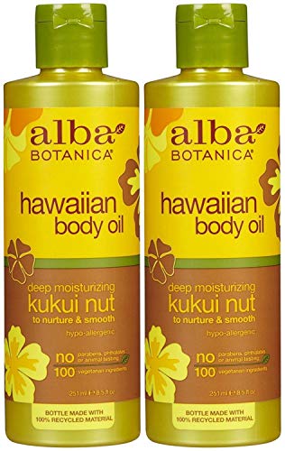 Alba Botanica Hawaiian Organic Body Oil - Kukui Nut - 8.5 Ou 农机/农具/农膜 其它农用工具 原图主图