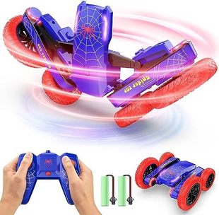 Sided Control Remote Mini Car Spider DEERC Double Stunt