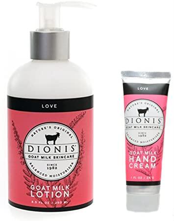 dionis goat milk body lotion and hand cream 2 piece gift set