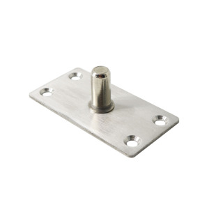 不锈钢玻璃门顶轴三3孔4孔2孔上轴地弹簧门轴固定轴T型夹有框门