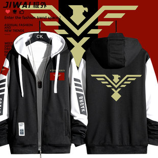 人类联邦图案标志外套游戏群星人联周边休闲宽松拉链卫衣春秋装